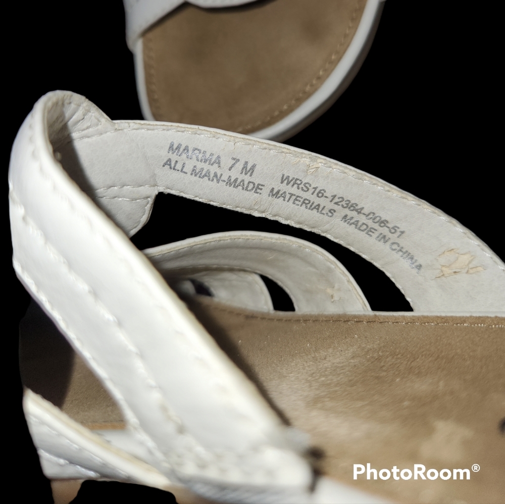 Kim Roger's Marma white sandals size 7M - Picture 4 of 6